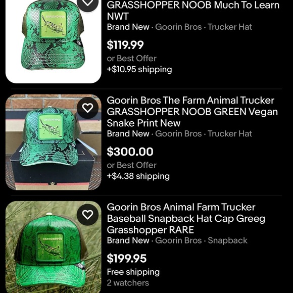 NIB Limited Edition Goorin Brothers Grasshopper Trucker Hat - Picture 7 of 7